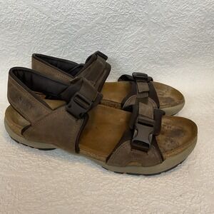 Naot Lappland Sandals Mens 43/10 Brown Slingback Strap Comfort Shoe Gorpcore